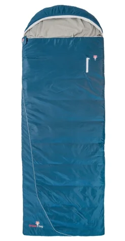 Gruezi Slaapzak Grüezi Cloud Cotton Comfort Rechts Deep Cornflower Blue