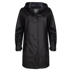Jas Happy Rainy Days Pu Jacket Bodee Black