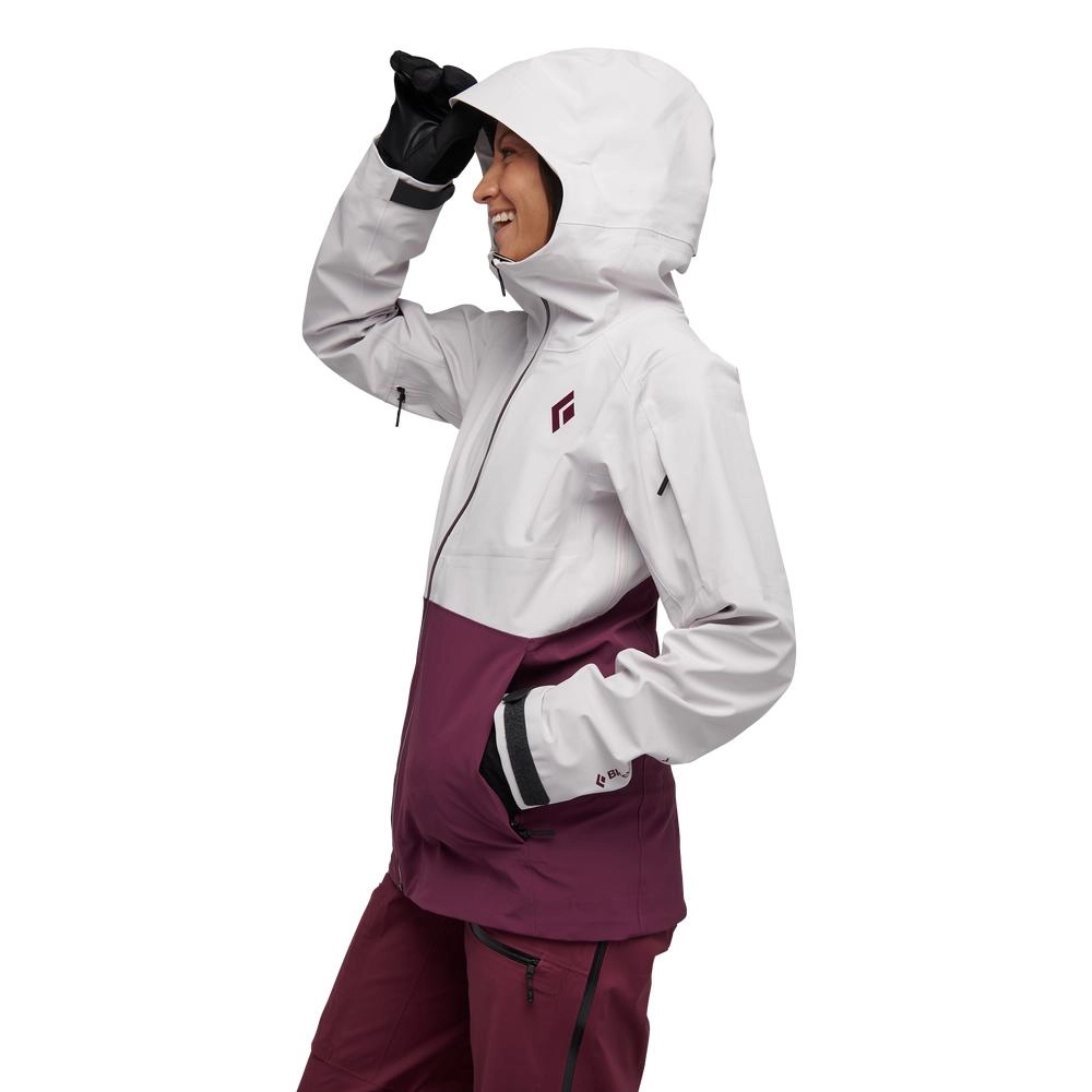 Ski Jas Black Diamond Women Recon Stretch Ice Pink Blackberry 4 Ski Jas Black Diamond Women Recon Stretch Ice Pink Blackberry - Afbeelding 2