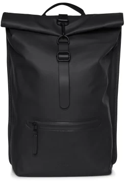 Rugzak Rains Rolltop Rucksack Black 13L