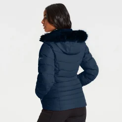 Ski Jas Dare2B Women Glamorize Jacket Blue Wing -Slaapzak Verkoop 3 Web20version DWP445 68E M 2