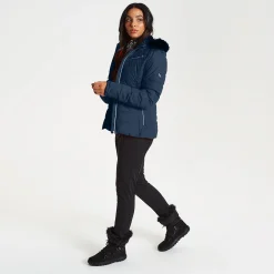 Ski Jas Dare2B Women Glamorize Jacket Blue Wing -Slaapzak Verkoop 4 Web20version DWP445 68E M 3