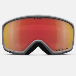 Skibril Giro Ringo Grey Wordmark Vivid Ember 9 Skibril Giro Ringo Grey Wordmark Vivid Ember -Slaapzak Verkoop 4 giro ringo snow goggle grey wordmark vivid ember front