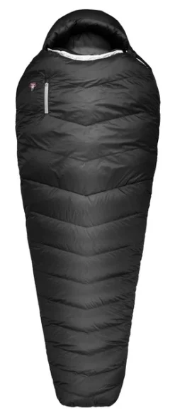 Gruezi Slaapzak Grüezi Biopod Down Hybrid Ice Extreme 190 Wide Dark Asphalt