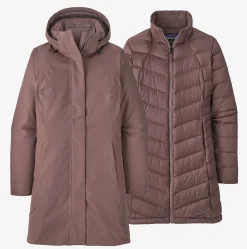 Jas Patagonia Women Tres 3 In 1 Parka Dusky Brown