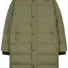 Winterjas Maium Unisex PU Puffer Army Green -Slaapzak Verkoop PU AG 00