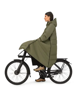 Winterjas Maium Unisex PU Puffer Army Green -Slaapzak Verkoop PU AG 04