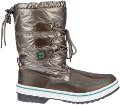Snowboot Winter-Grip Women Glossed Trotter Taupe Parelgrijs