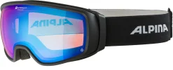 Skibril Alpina Double Jack Planet Q-Lite Black Matt Blue